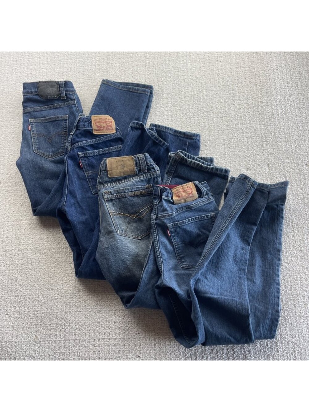 Bundle Lot x4 Boys / Youth Jeans Levis / US Polo Size 14 / 16 511 & More
